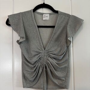 Sparkly Light Blue Livi by Olivia Rae top